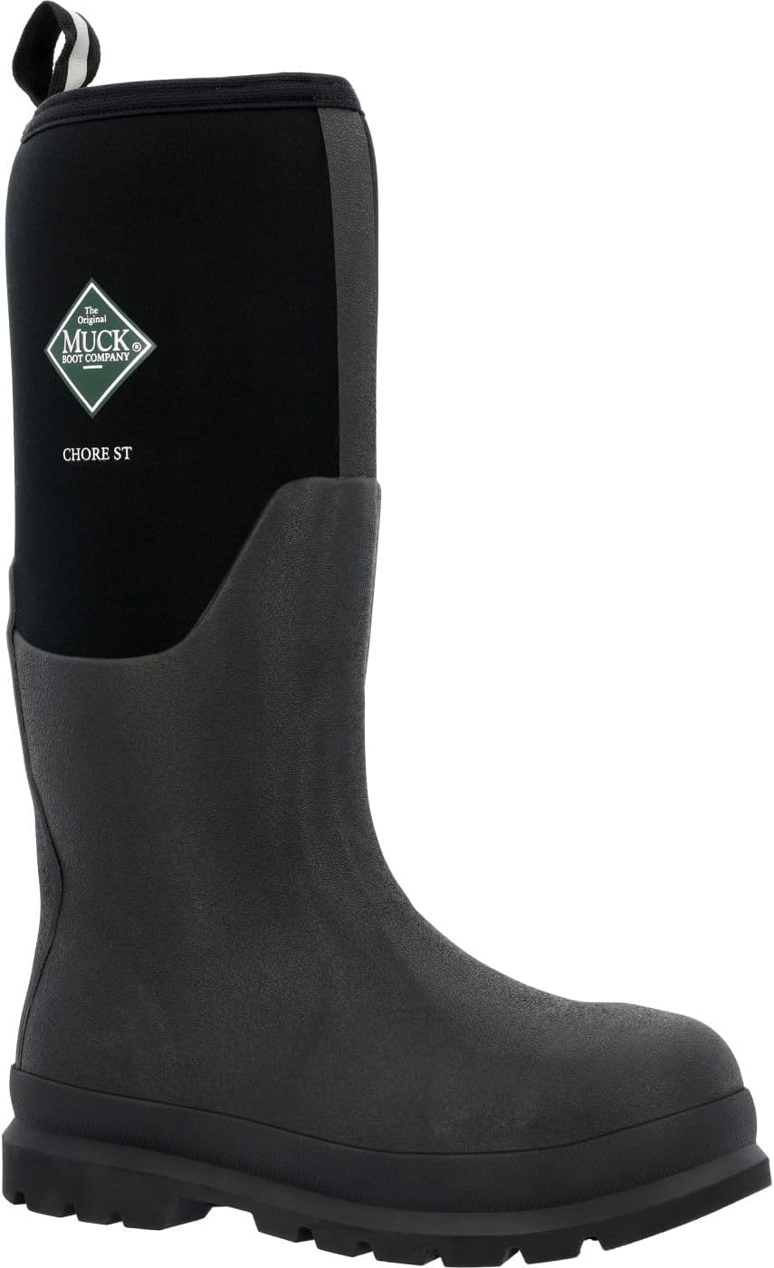 SERVUS Men's Chore Steel Toe Rubber Work Boot