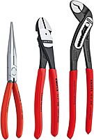 KNIPEX Long Nose, Diagonal Cutter, Alligator Pliers (00 20 08 US1) + Alligator Pliers Set (7
