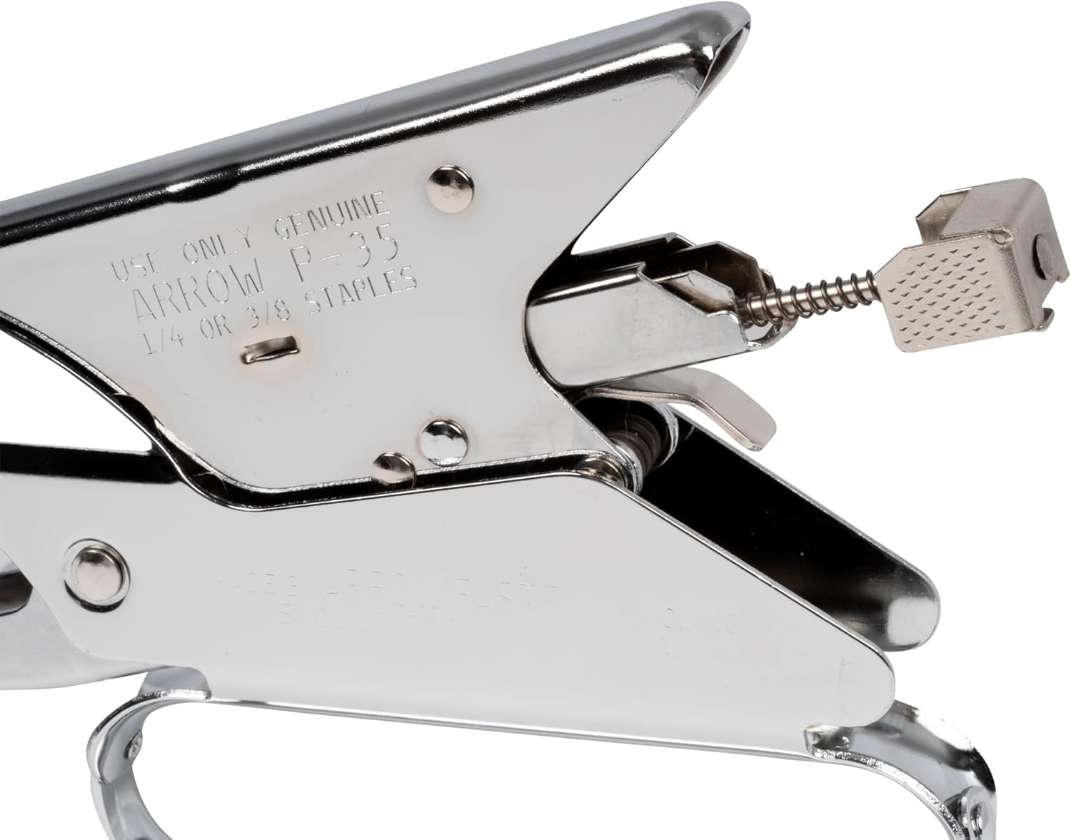 Arrow P35 Heavy Duty Handheld Plier Stapler for Crafts, Office, and Insulation, Uses 1/4-Inch and 3/8-Inch Staples