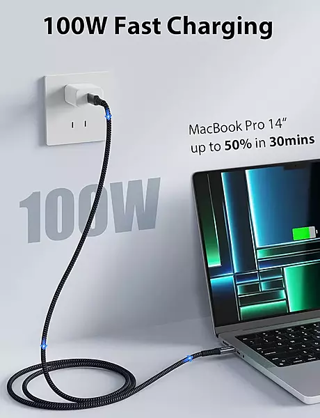 Macbook Cable 100 Watt C to C