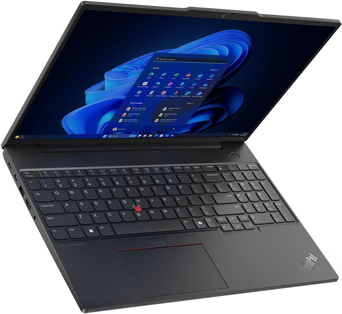 Lenovo ThinkPad E16 Gen 2 21M5000GUS 16" Notebook - WUXGA - AMD Ryzen 5 7535U - 16 GB - 256 GB SSD - English Keyboard - Black