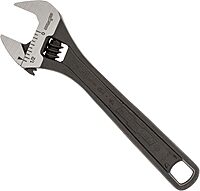 CHANNELLOCK Adjustable Wrench Black Phosphate Coated
