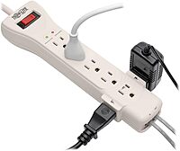 Tripp Lite 7-Outlet Surge Protector Power Strip with Right-Angle Plug