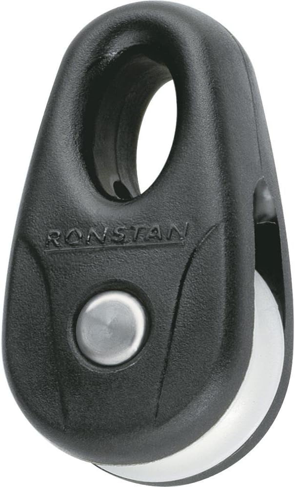 Ronstan Kite Block - Black w/White Sheave (Pair)