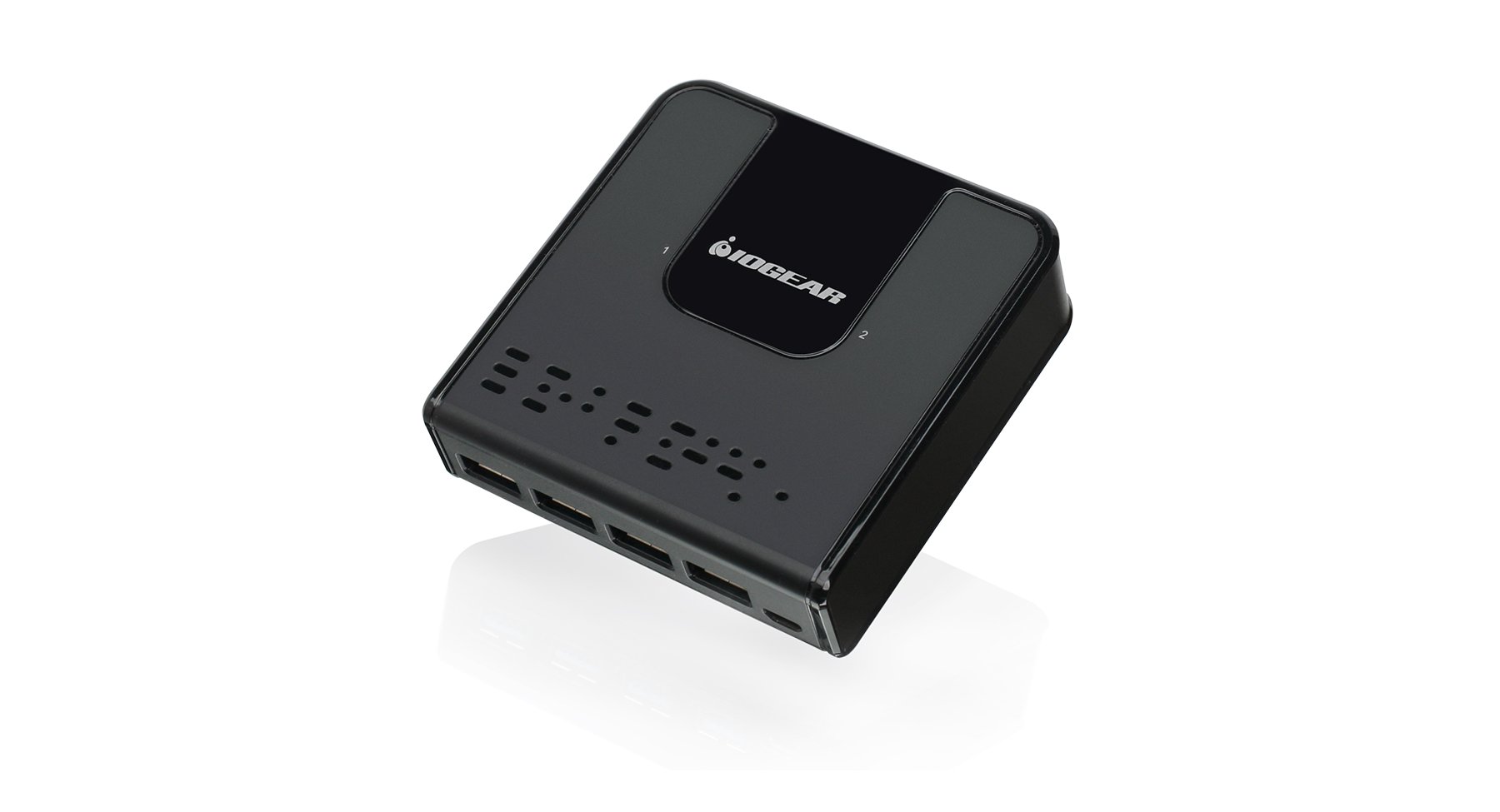 IOGEAR 2x4 USB Peripheral Sharing Switch - Share 4 USB Devices Between 2 Computers