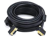 Monoprice Ultra Slim SVGA Super VGA Male-to-Male Monitor Cable with Ferrites and Gold-Plated DE-15 Connectors
