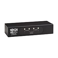 Tripp Lite 4-Port KVM Switch VGA with USB or PS/2 Port for Keyboard Mouse, Desktop PC, 4 Computers 1 Monitor