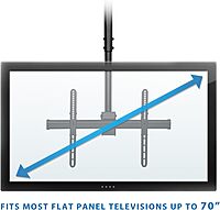 Mount-It! Full Motion Ceiling & RV TV Mount