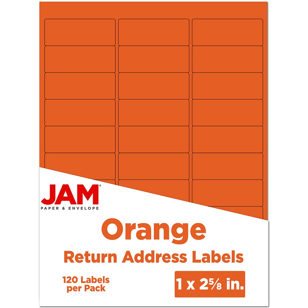 JAM PAPER Mailing Address Labels - Self-Adhesive Rectangular