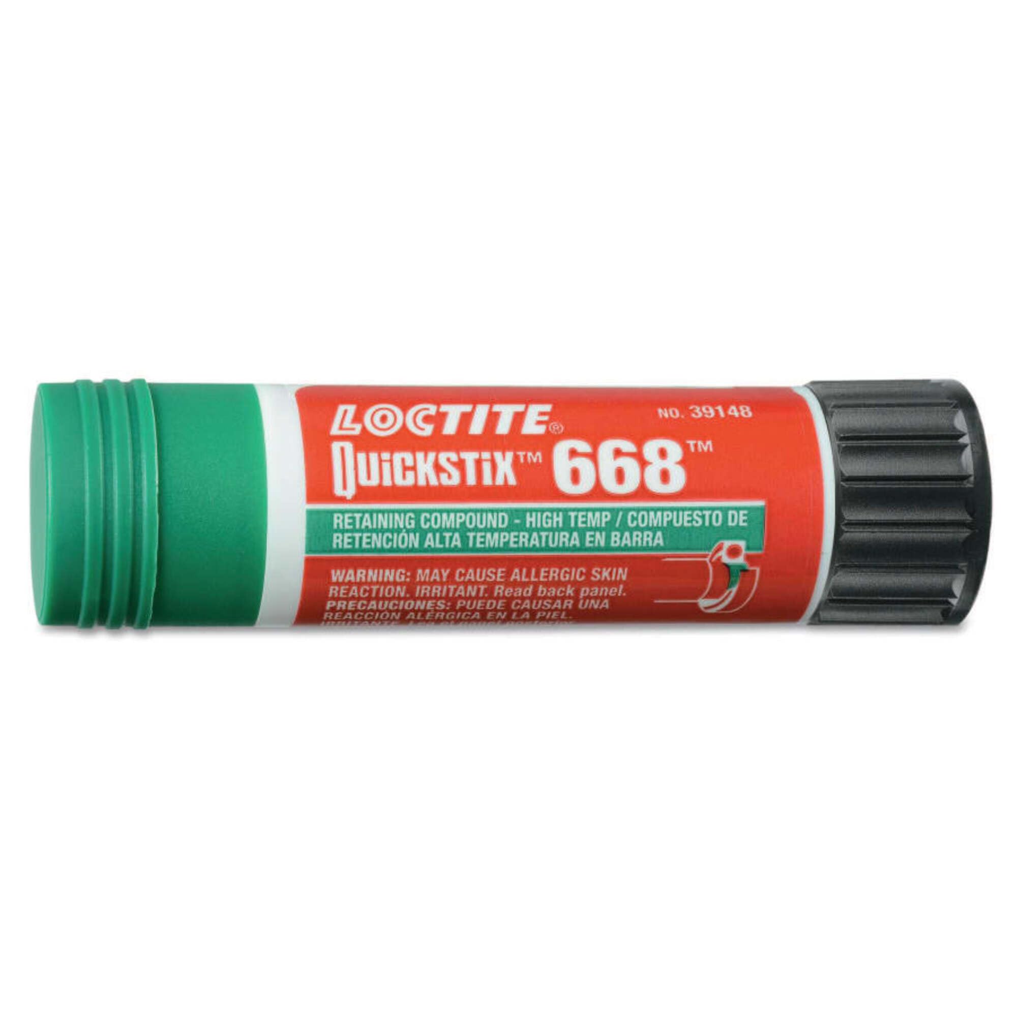 Loctite 640470 Quickstix 668 Retaining Compound, 19 g Stick (Green)