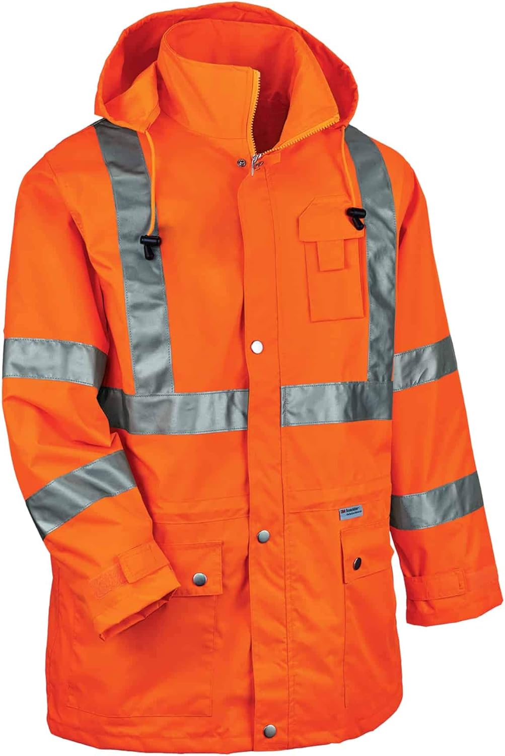 ERGODYNE GloWear 8385 Type R Class 3 High-Visibility 4-in-1 Reflective Safety Jacket