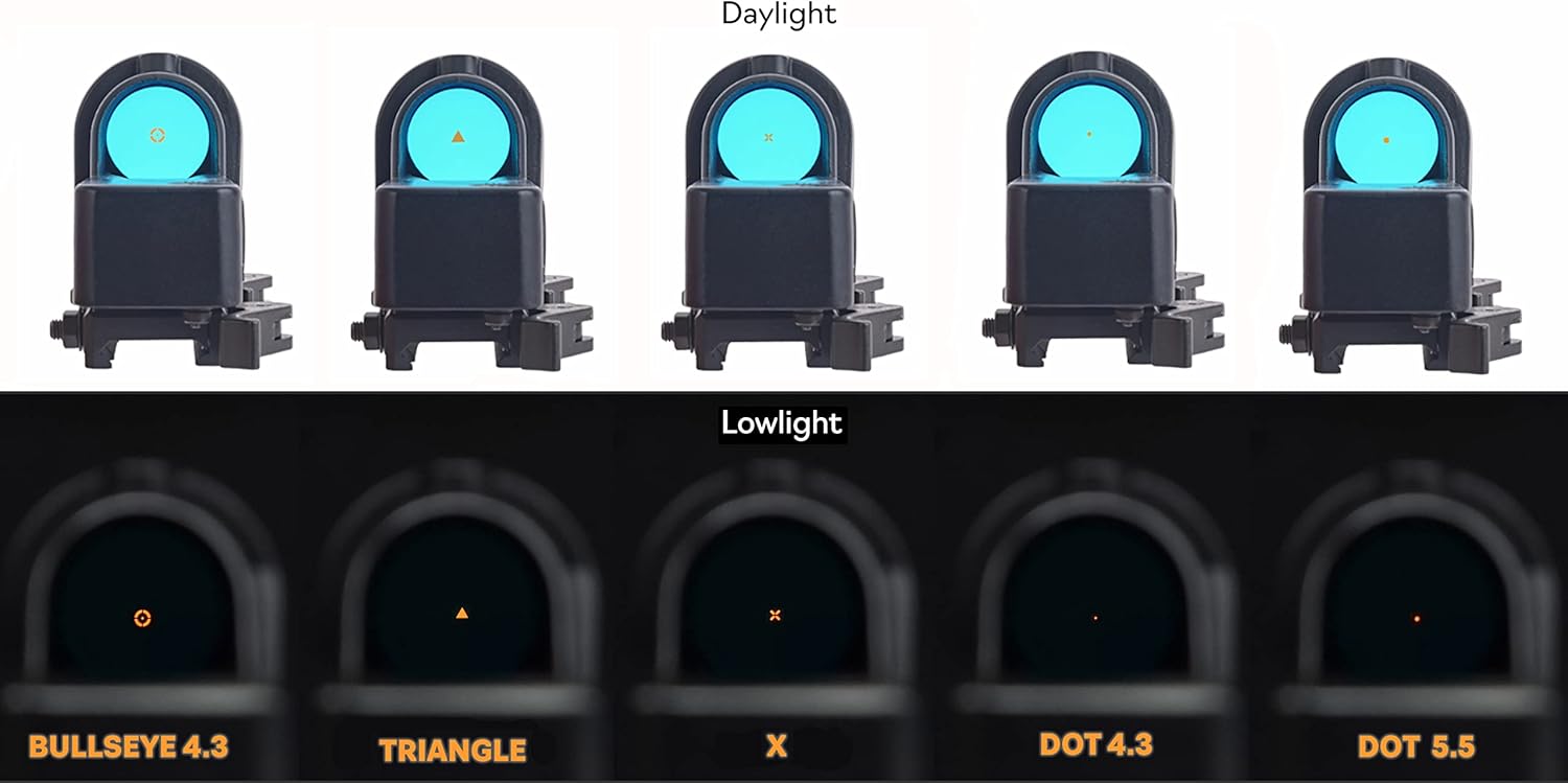 MEPROLIGHT Mepro M21 Self-Powered Day and Night Reflex Sight with Tritium and Fiber Optics