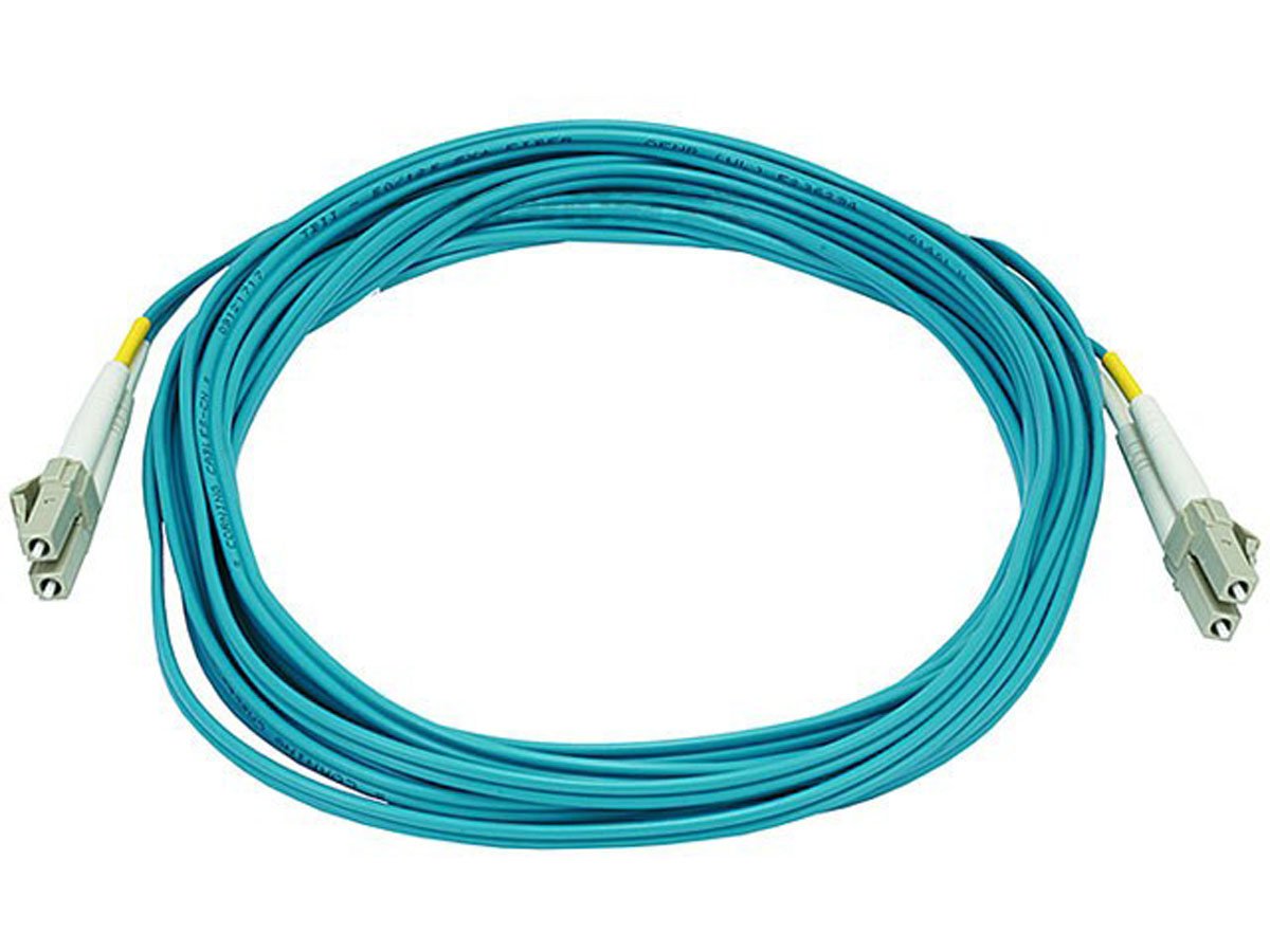Monoprice OM3 LC/LC Duplex Multimode Fiber Optic Cable