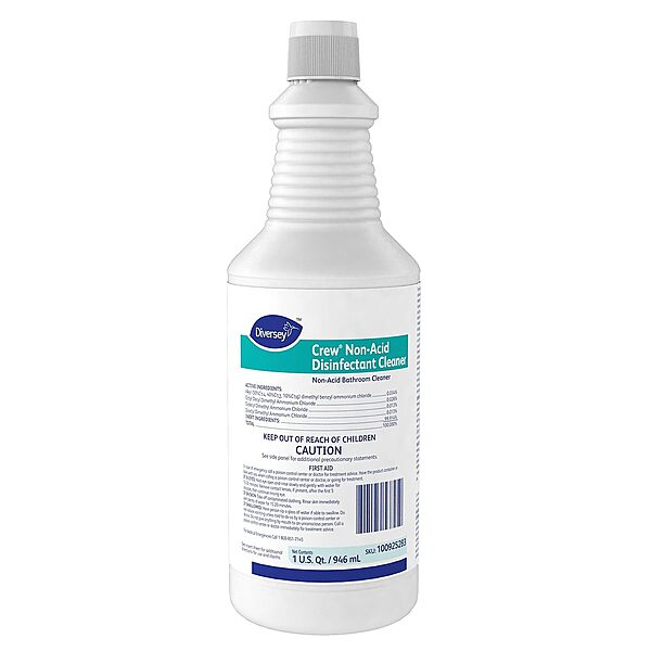 CREW Non-Acid All-Purpose Disinfectant Bathroom Cleaner, Fresh, 32 oz