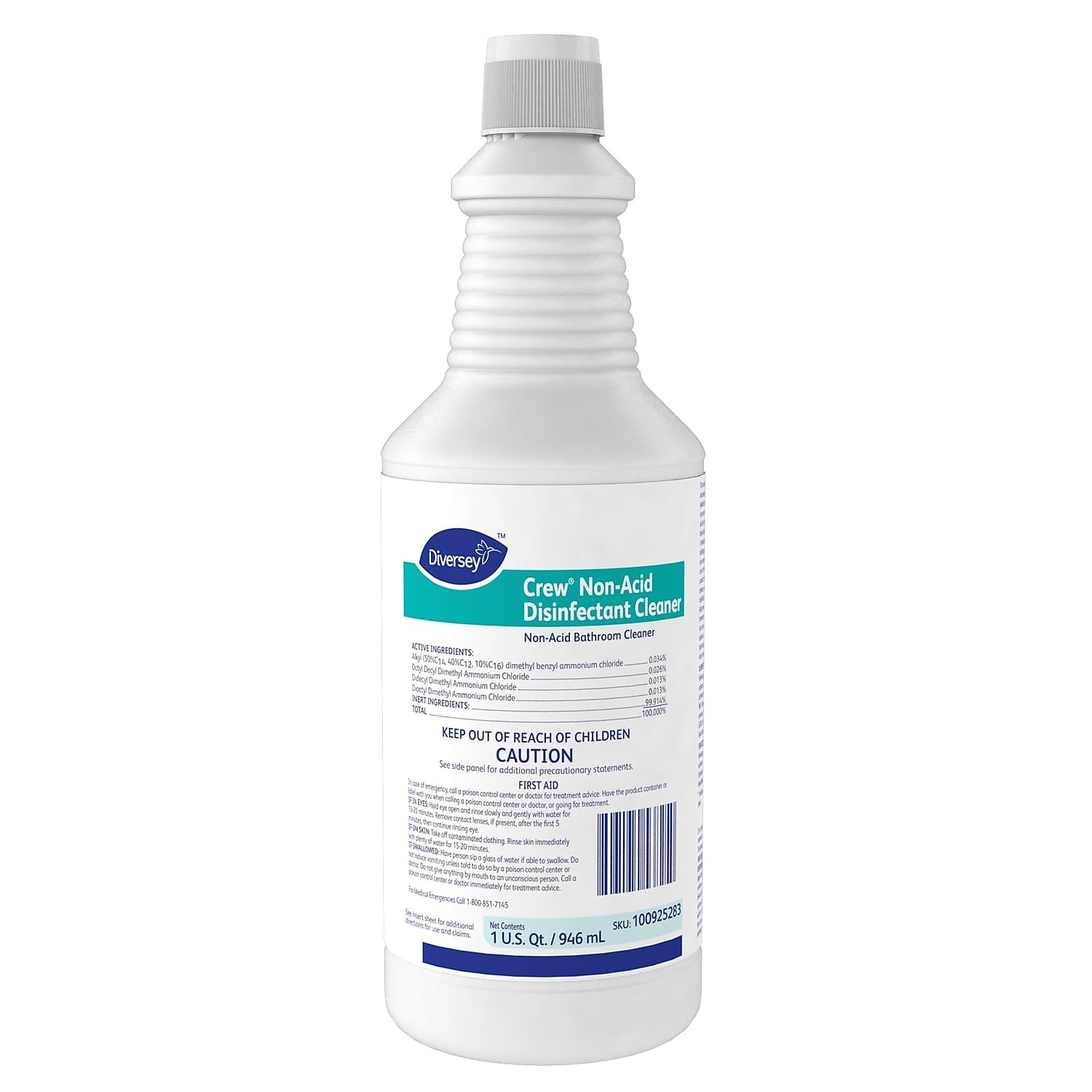 CREW Non-Acid All-Purpose Disinfectant Bathroom Cleaner, Fresh, 32 oz