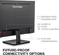 VIEWSONIC Full HD 1080p Frameless Eye Care Monitors