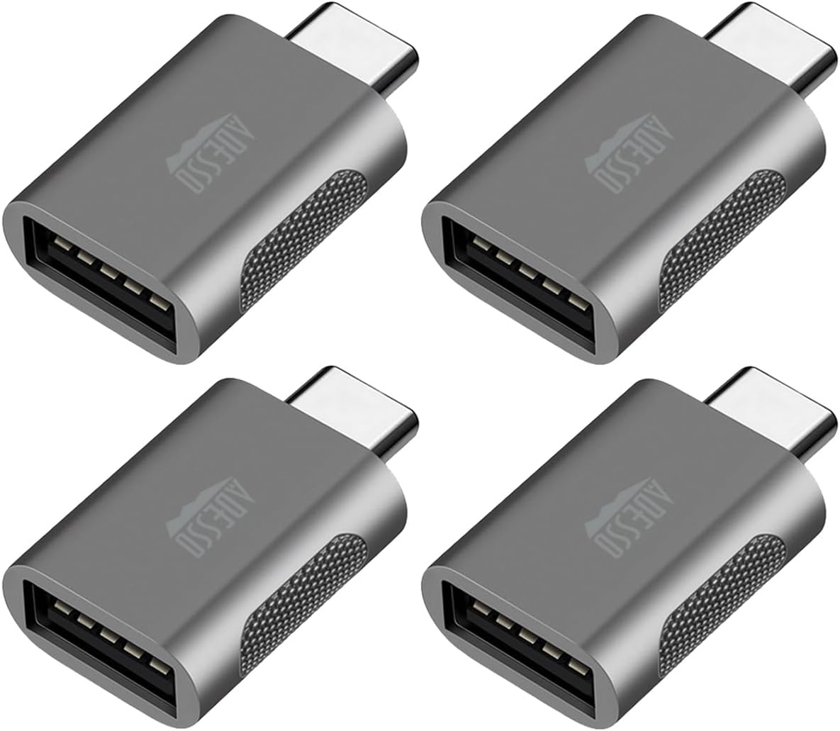 ADESSO ADP-300-4 Female USB-A to Male USB-C Adapter (4-Pack)
