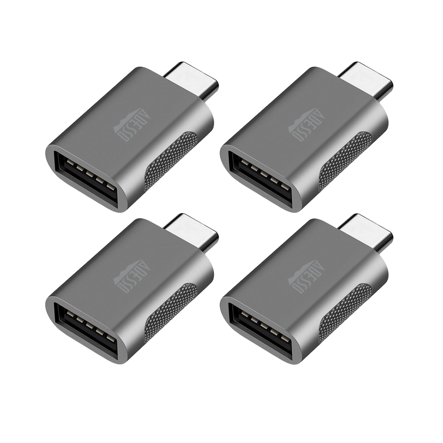 ADESSO ADP-300-4 Female USB-A to Male USB-C Adapter (4-Pack)