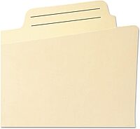 Smead 75487 1-Inch Exp File Pocket 2/5 Tab Letter Manila