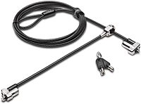 Kensington N17 Keyed Dual Head Laptop Lock for Dell Devices (K67995WW), Black, Silver