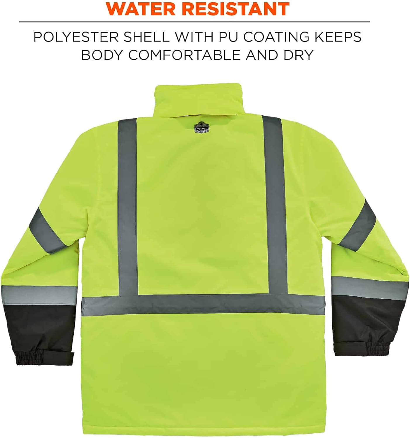 Ergodyne GloWear 8384 Type R Class 3 Hi-Vis Quilted Thermal Parka