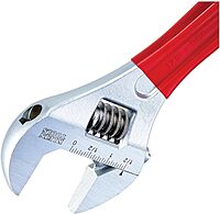 Klein Tools D507-12 Adjustable Drive Wrench, Forged with Extra Capacity Jaw and High Polish Chrome Finish