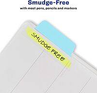 Avery Margin Ultra Tabs — Repositionable 2-Sided Writable Page Tabs