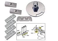 Tecnoseal Anode Kit w/Hardware - Mercury Verado 6 - Aluminum