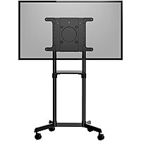 StarTech.com Mobile TV Cart - Portable Rolling TV Stand for 37-70" VESA Display (154lb/70kg)
