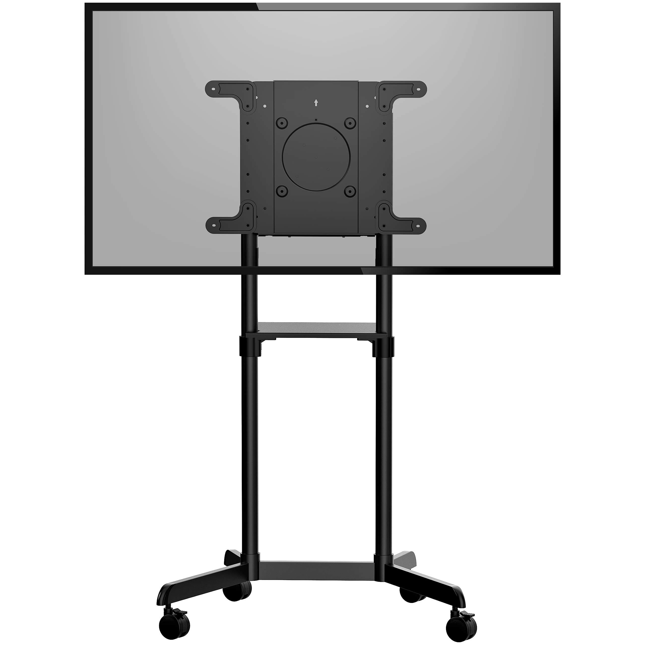 StarTech.com Mobile TV Cart - Portable Rolling TV Stand for 37-70" VESA Display (154lb/70kg)
