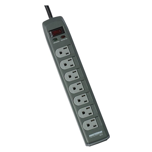 Minuteman MMS370 7-Outlet Surge Suppressor, 1080 Joule