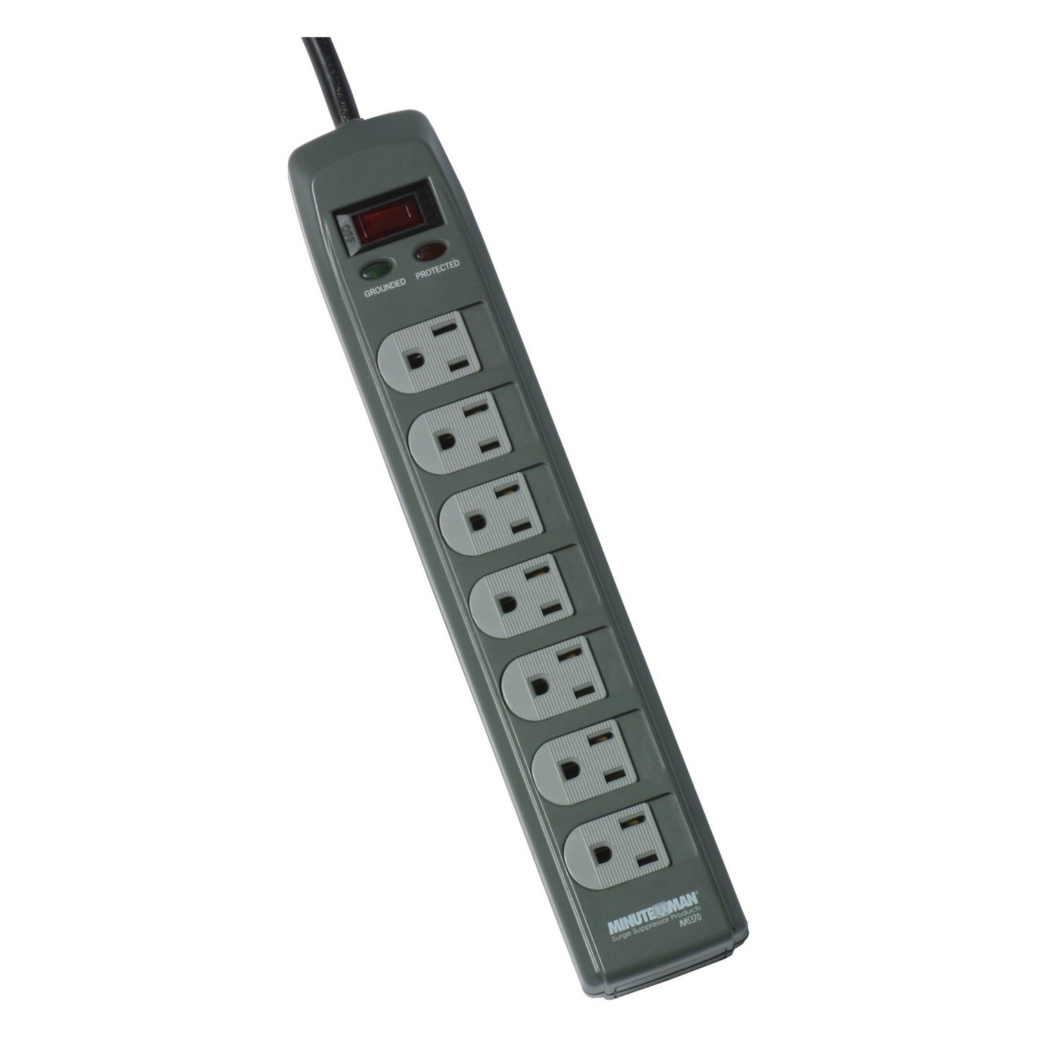 Minuteman MMS370 7-Outlet Surge Suppressor, 1080 Joule