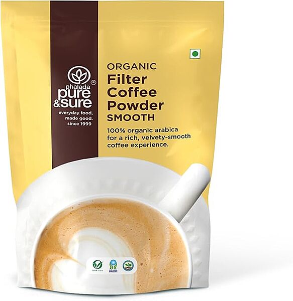 PURE&SURE - ORGANIC COFFEE POWDER SMOOTH 200GM