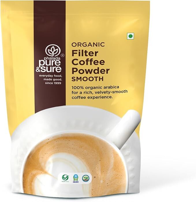 PURE&SURE - ORGANIC COFFEE POWDER SMOOTH 200GM