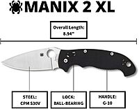 Spyderco Manix 2 XL Folding Knife