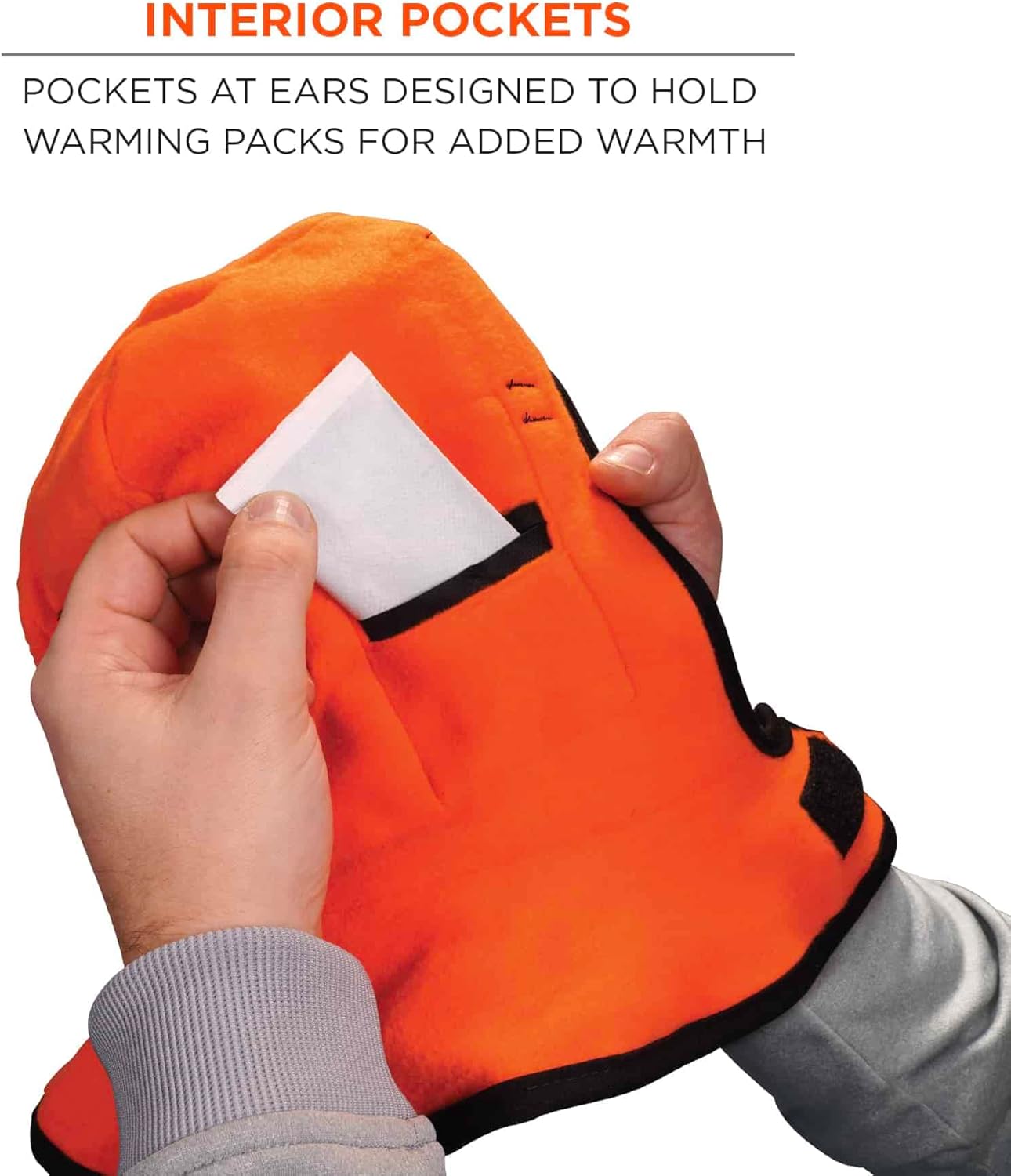 Ergodyne - 16871 Winter Hard Hat Liner with Cotton Mouthpiece, N-Ferno 6871, black, kit
