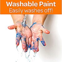 Crayola Washable Paint for Kids (12ct), Teacher Classroom Must Have, Bulk Paint Set, Nontoxic Kids Arts & Craft Supplies