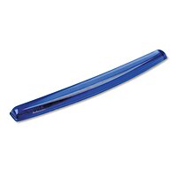Fellowes Gel Crystals Keyboard Wrist Rest, 18.5" x 2.25", Blue