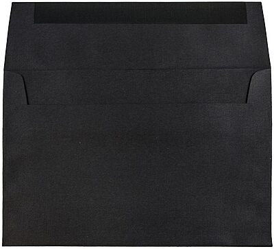 JAM PAPER Booklet Invitation Envelopes, Gummed Seal, 32-lb Linen, 30% Recycled