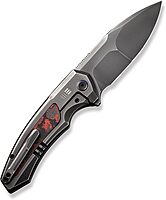 WE Knife Hyperactive Frame Lock 23030-2 Vanax Lava Flow Fat Carbon Fiber Pocket Knives