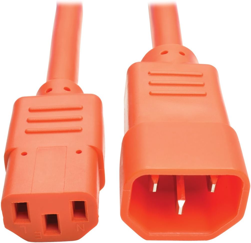 Tripp Lite Standard Computer Power Extension Cord (IEC-320-C14 to IEC-320-C13) 18 AWG 10A