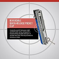 ASP Police Duty Knife (PDK) Slim Folder, AUS-8 Drop Point Folding Knife