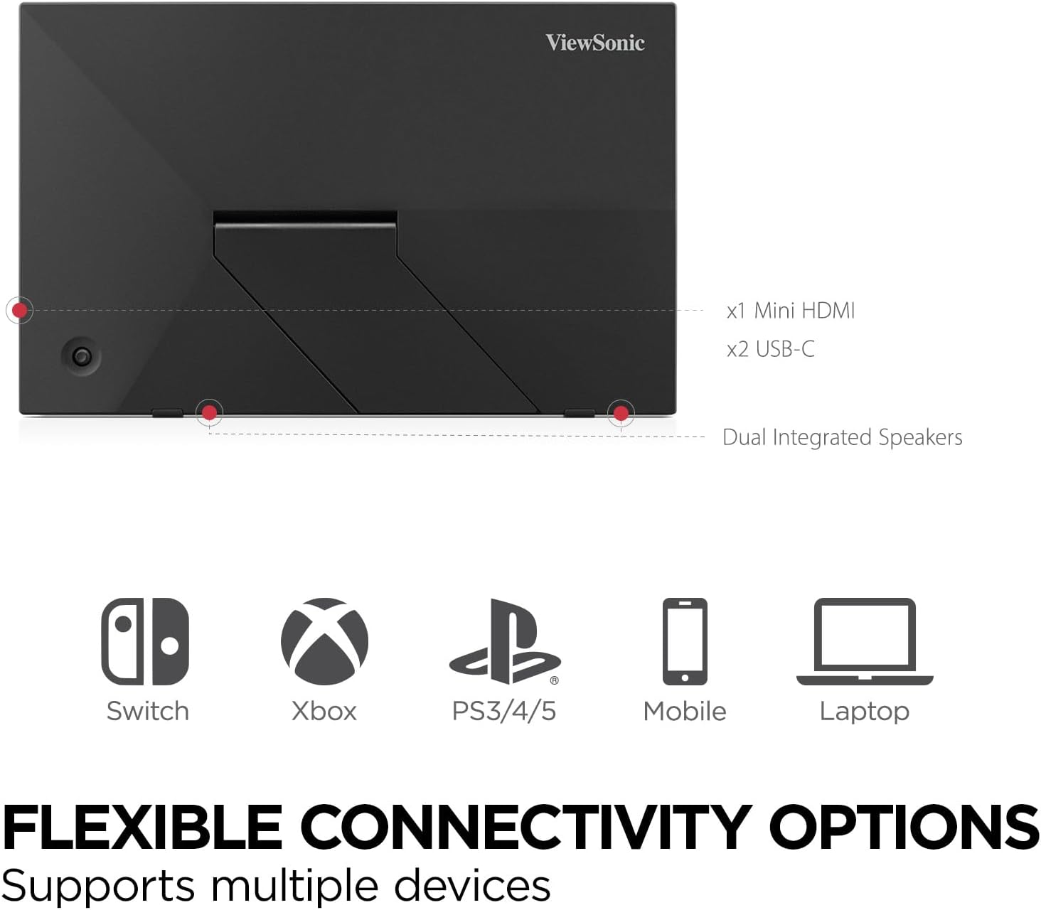 VIEWSONIC 15.6 Inch 1080p FHD Portable IPS Monitor