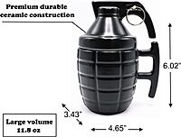 Caliber Gourmet Ceramic Novelty Coffee Mug