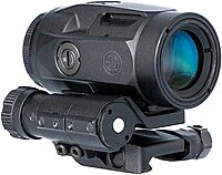 SIG SAUER Romeo-MSR Gen II 1x20mm 2 MOA Red Dot Sight & 3x22mm JULIET3-Micro Magnifier Combo Kit | Durable Waterproof