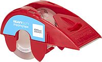 Office Depot® Brand Heavy Duty Shipping Packing Tape With Dispenser, 2" x 22.2 Yd, Crystal Clear, Pack Of 6 Rolls