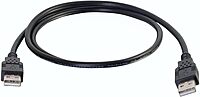 C2G 1m USB Cable - USB A to USB A - M/M - Type A Male USB - Type A Male USB - 3.28ft - Black