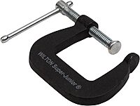 Wilton Super-Junior C-Clamp, 1-1/4" Opening, 1-1/4" Throat, 800 Lbs. Clamping Force (Model 52)