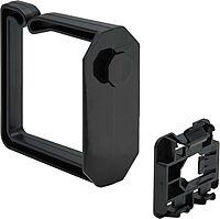 Eaton Tripp Lite Series Cable Management D-Rings for DIN Rails - Multi-Angle, 2U, Black, 2 Pack