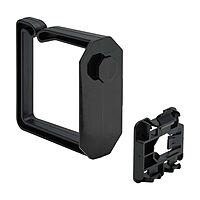 Eaton Tripp Lite Series Cable Management D-Rings for DIN Rails - Multi-Angle, 2U, Black, 2 Pack